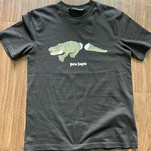 PALM ANGELS CROCODILE TEE MENS MEDIUM